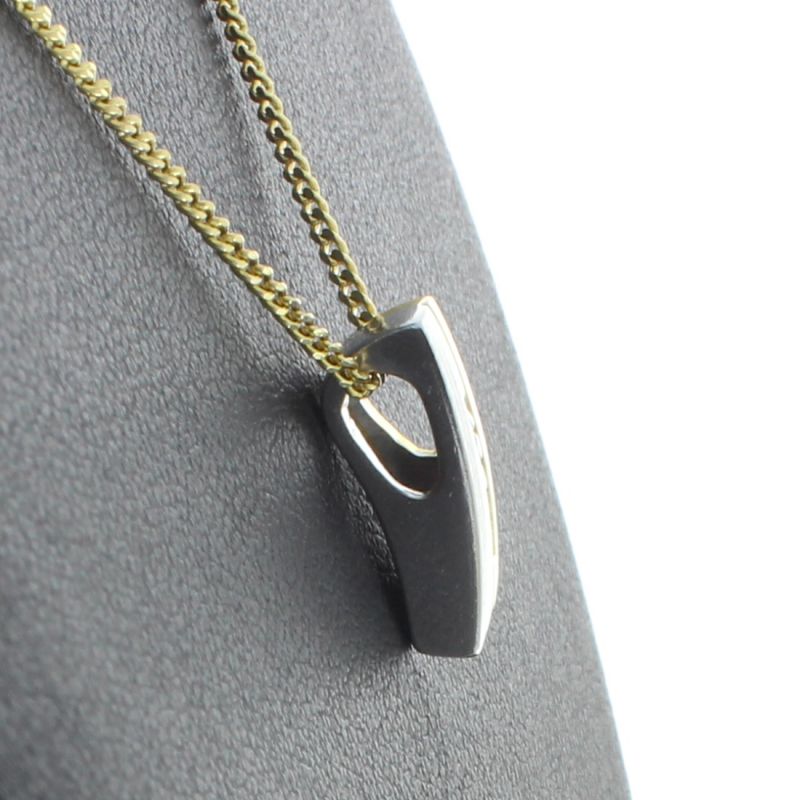 Kette & Brillantanhänger Bicolor 585 14 Karat 