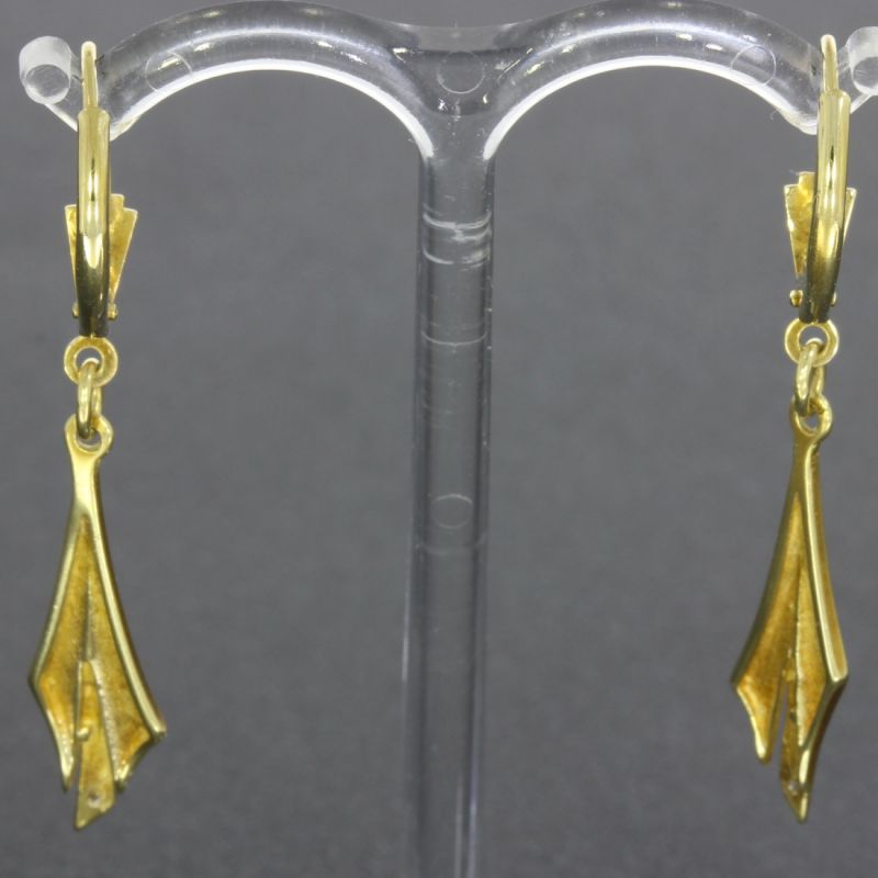 Ohrhänger Gelbgold 585 14 Karat Diamanten 