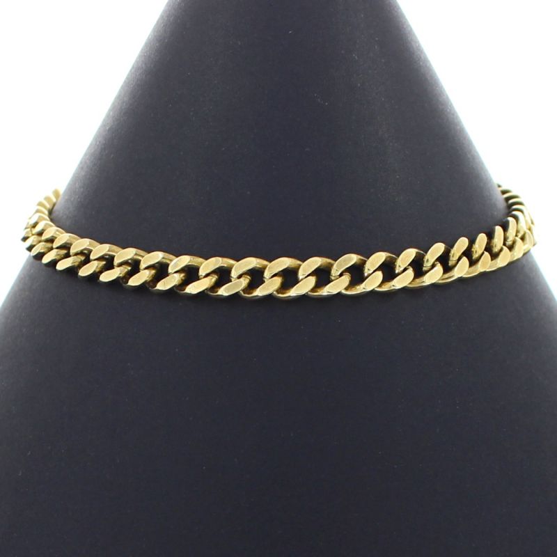 Panzerarmband Gelbgold 333 8 Karat 19,5 cm 