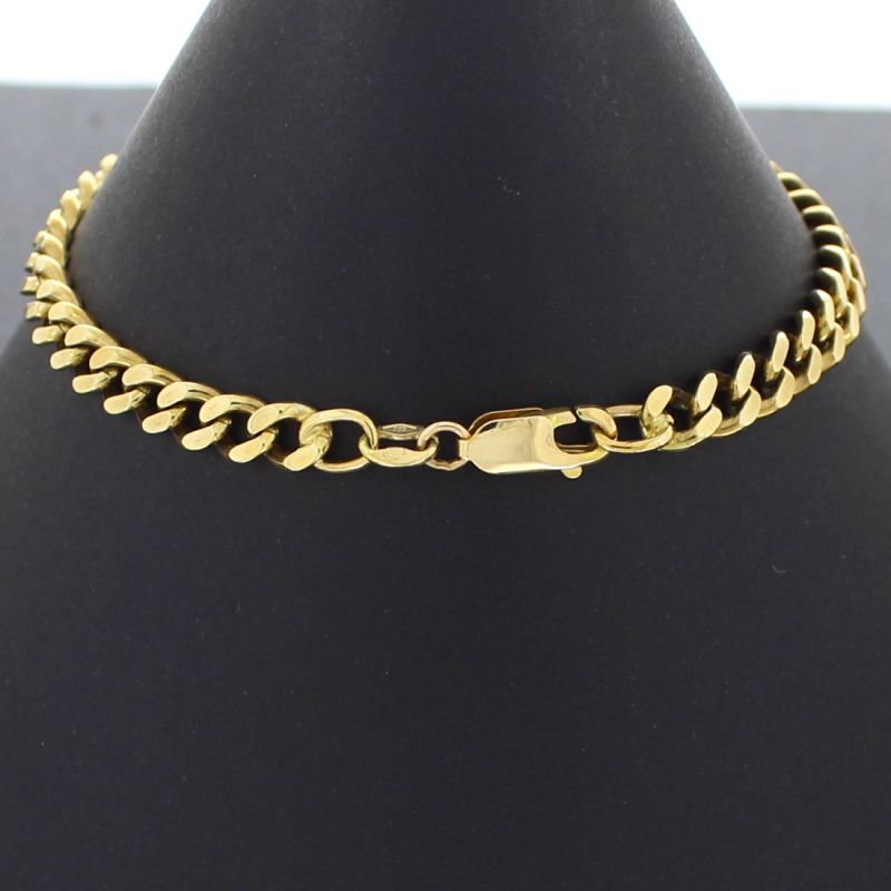 Panzerarmband Gelbgold 333 8 Karat 19,5 cm 