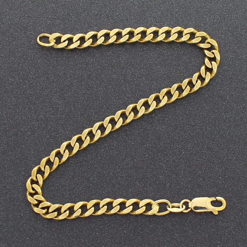 Panzerarmband Gelbgold 333 8 Karat 19,5 cm 