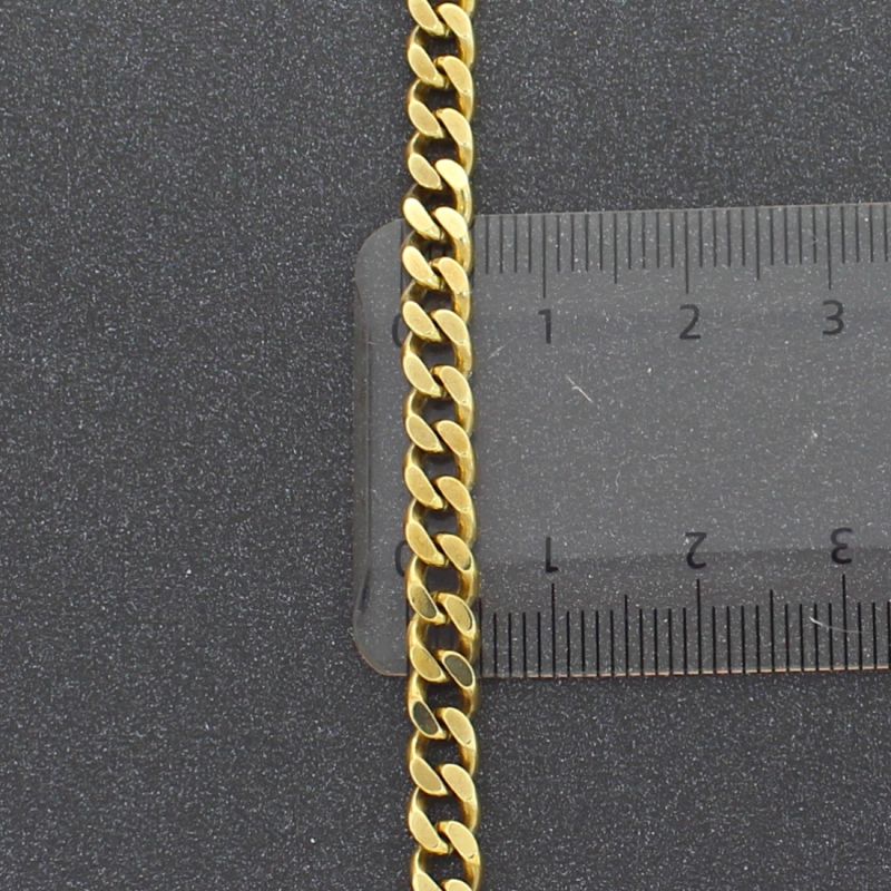 Panzerarmband Gelbgold 333 8 Karat 19,5 cm 