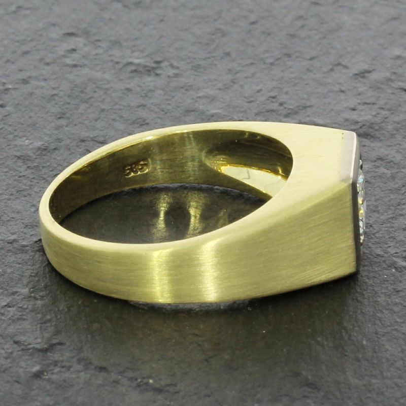 Klassischer Brillantring 0,75 Ct Gold 585 14 Karat