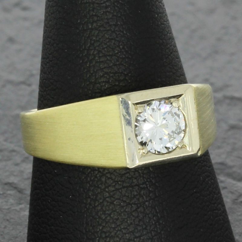 Klassischer Brillantring 0,75 Ct Gold 585 14 Karat