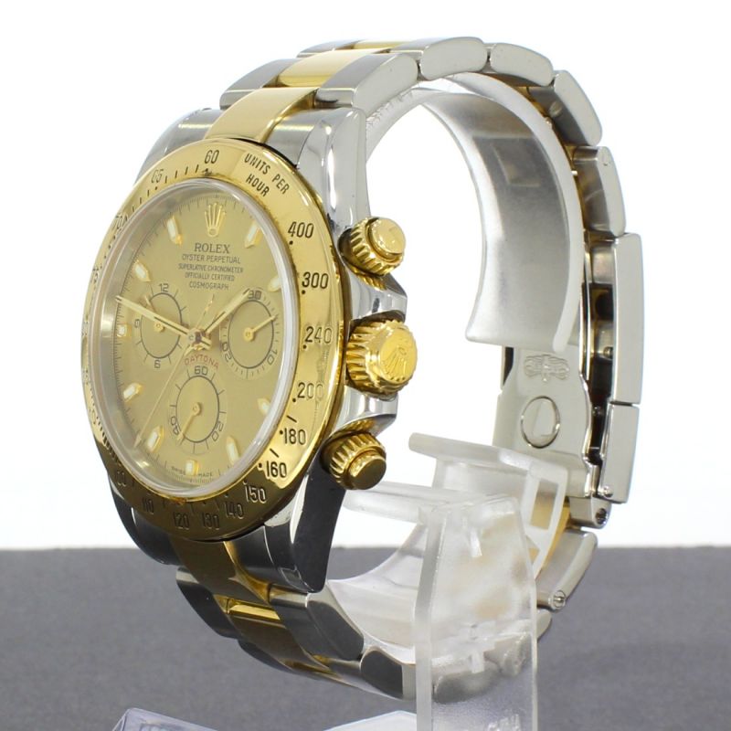 Rolex Cosmograph Daytona 40 mm Stahl Gold 116523 Full Set