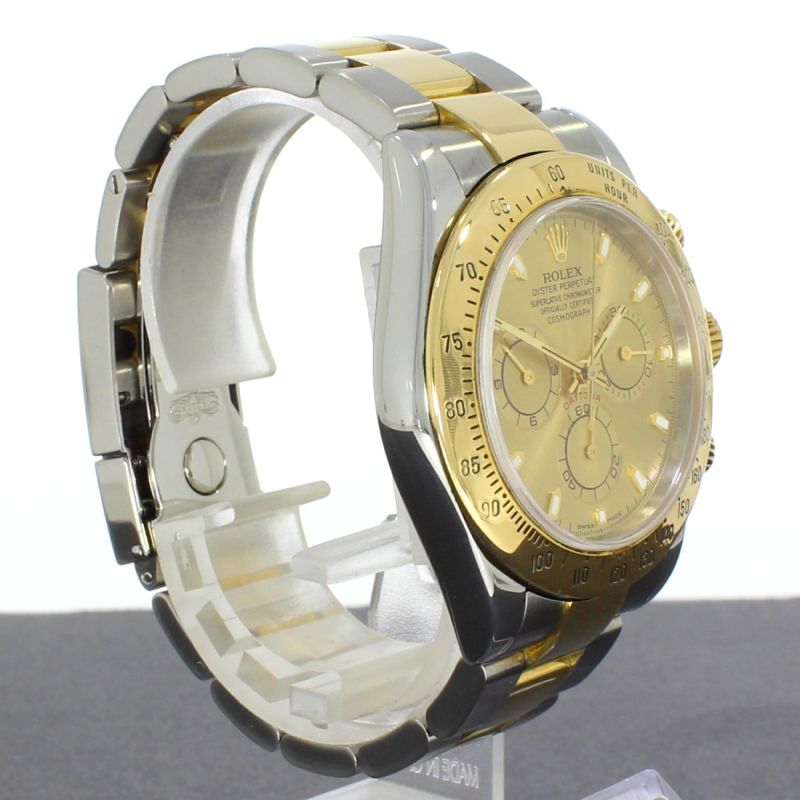 Rolex Cosmograph Daytona 40 mm Stahl Gold 116523 Full Set