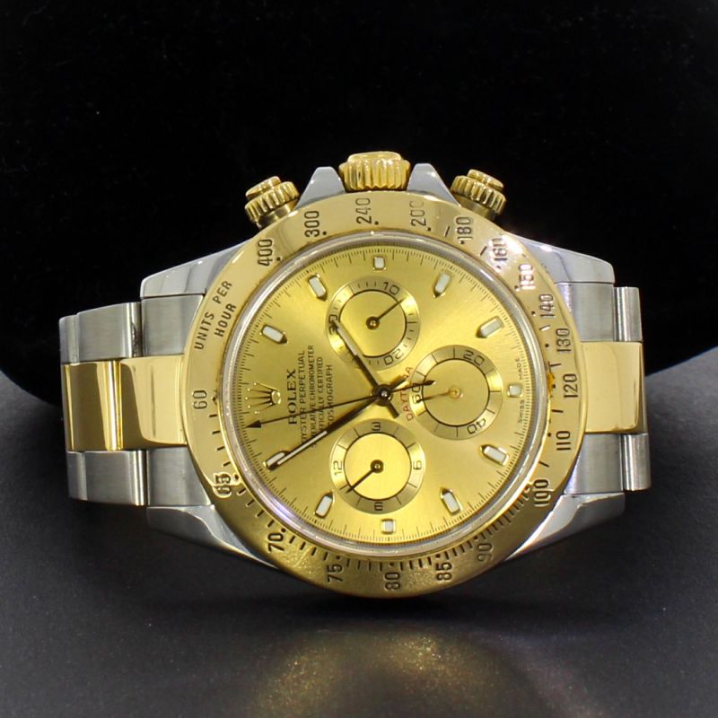 Rolex Cosmograph Daytona 40 mm Stahl Gold 116523 Full Set