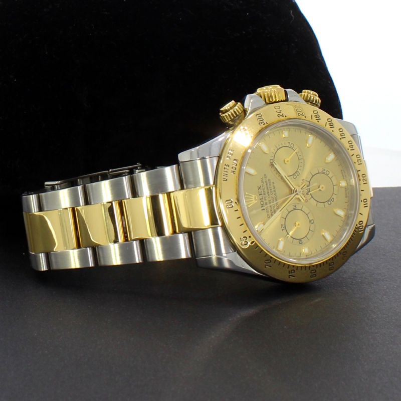 Rolex Cosmograph Daytona 40 mm Stahl Gold 116523 Full Set