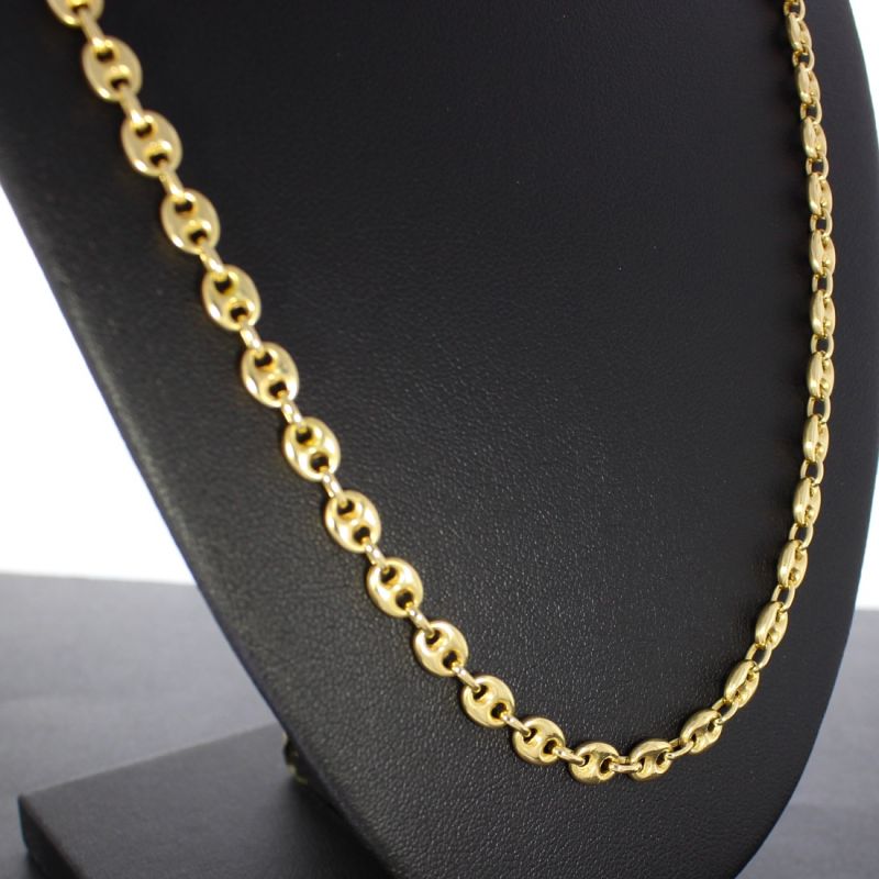 Schiffsankerkette Gelbgold 585 14 Karat 62 cm 