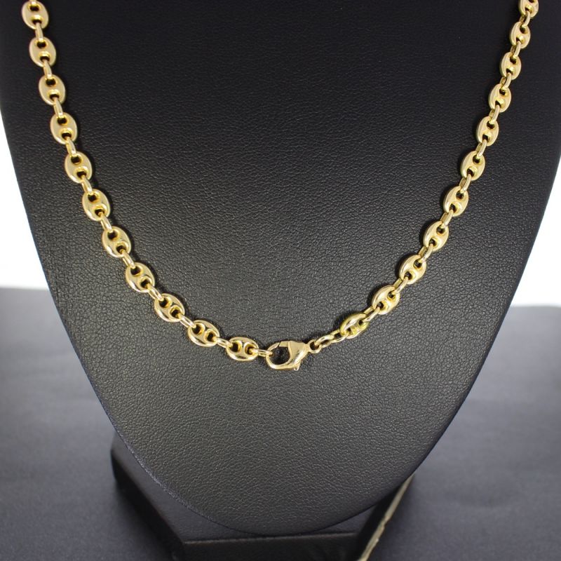 Schiffsankerkette Gelbgold 585 14 Karat 62 cm 