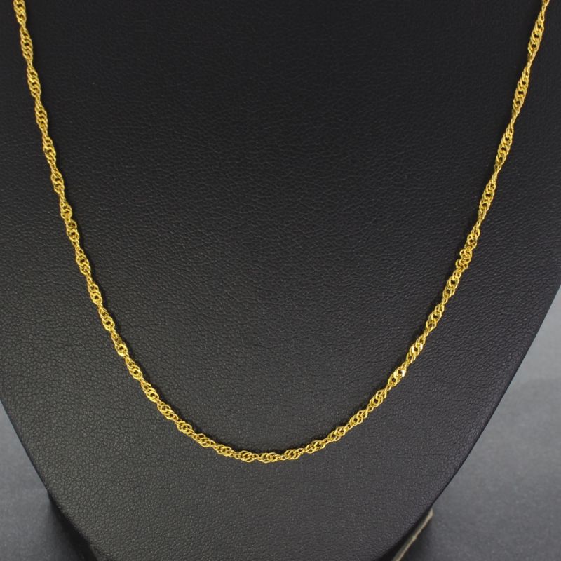Singapurkette Gelbgold 875 21 Karat 51,5 cm 