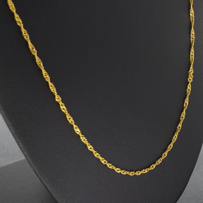 Singapurkette Gelbgold 875 21 Karat 51,5 cm 