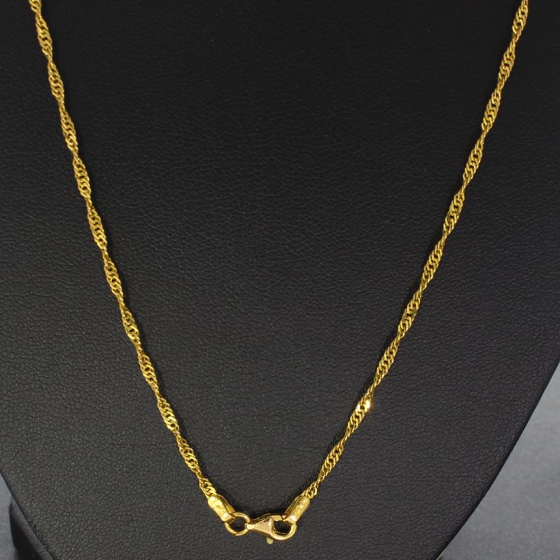 Singapurkette Gelbgold 875 21 Karat 51,5 cm 