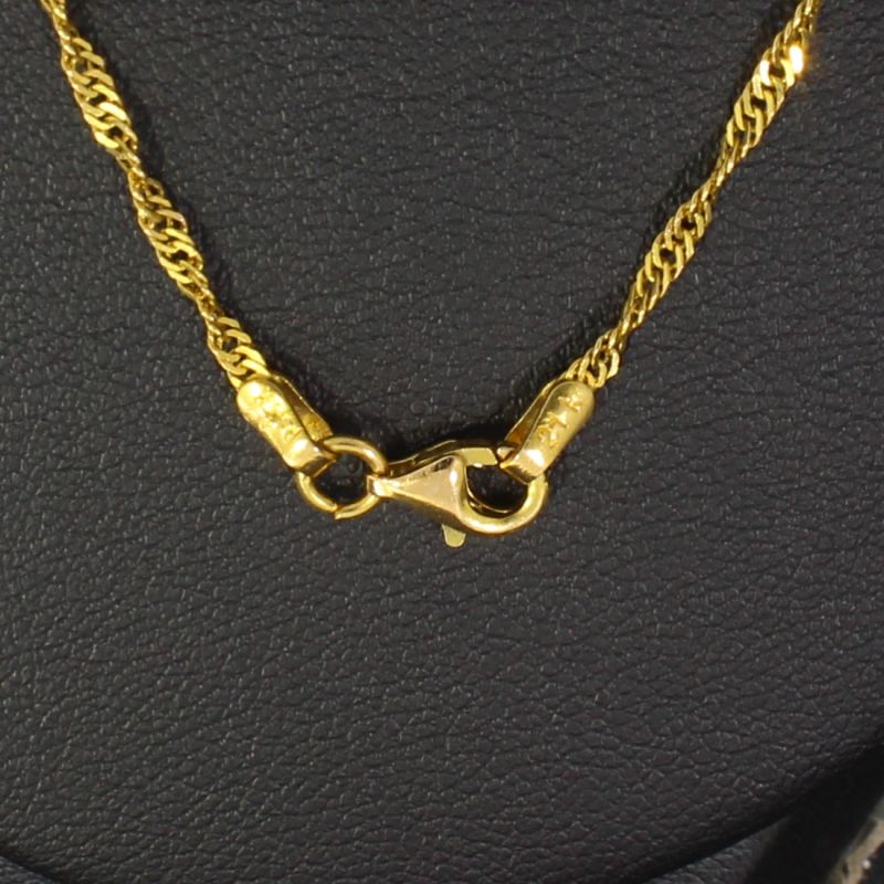 Singapurkette Gelbgold 875 21 Karat 51,5 cm 