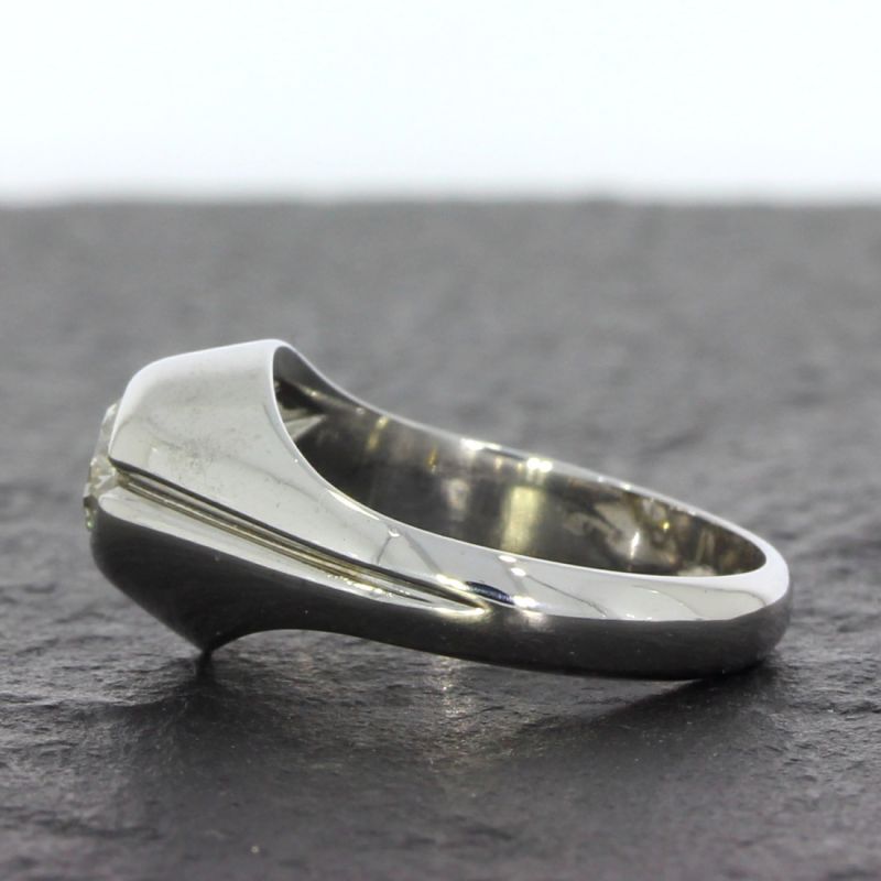 Solitärring Weißgold 750 18 Karat Brillant 0,65ct 