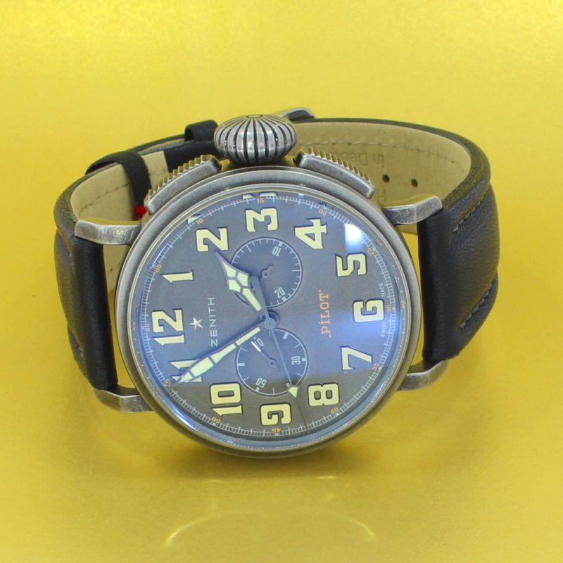 Zenith Pilot Automatik 11.2430.4069 Leder 